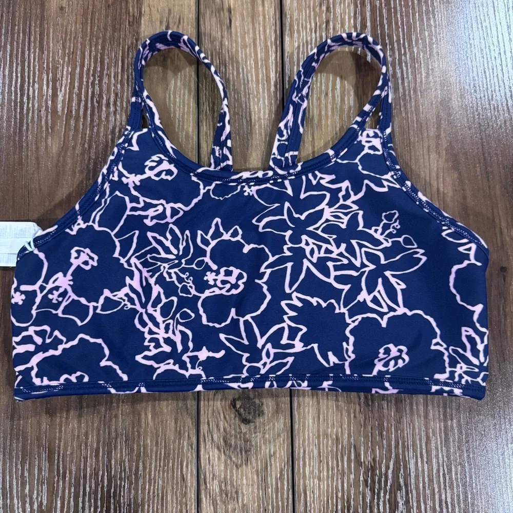 Athleta Girl Reversible Pool Days Bikini Top